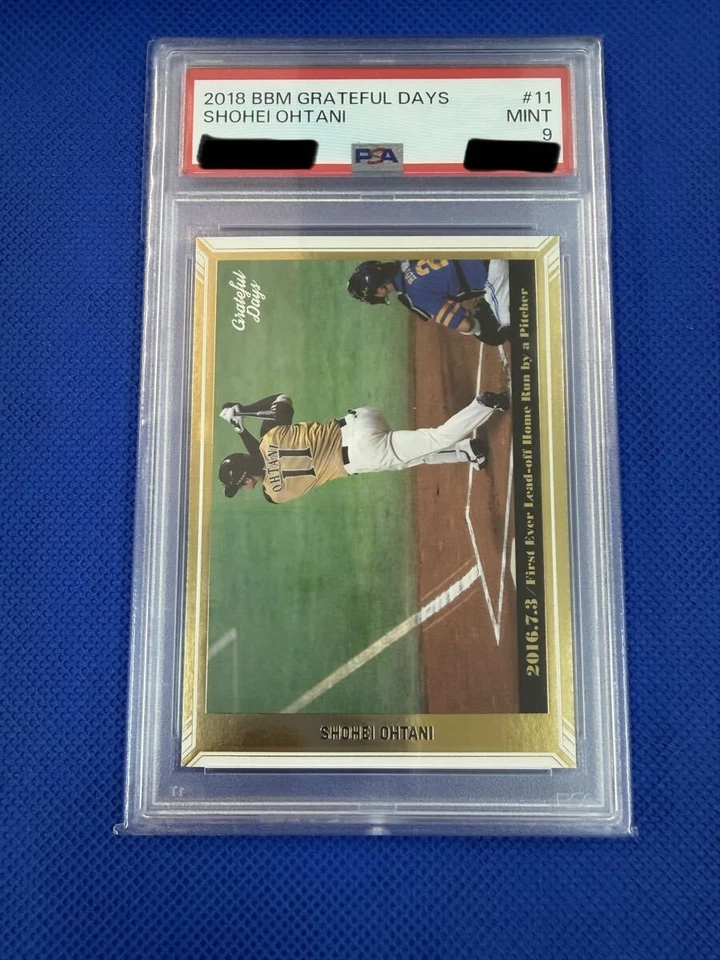 PSA9 Shohei Otani 2018 BBM GRATEFUL DAYS No.11 2016.7.3 ``Ichiban pitcher'' and - Image 1 of 2