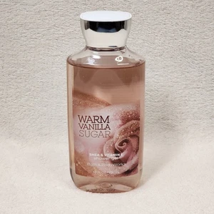 New Bath Body Works Warm Vanilla Sugar Shea Vit E 10 oz Shower Gel Jasmine - Picture 1 of 3