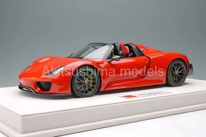 Make Up EIDOLON EML089E 1/18 Porsche 918 Spyder Weissach package 2011 Guards Red - Picture 1 of 7