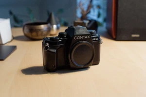 Contax Aria (analoge Kamera mit Contax-Yashica-Mount, gebraucht, guter Zustand) - Bild 1 von 8
