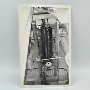 John Day Photo 1972 Stretham Beam Engine 1831 View Between Twin Beams VGC Dated - Picture 1 of 12