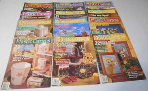 Lot of  12 (1990’s) Quick & Easy Plastic Canvas Magazines No. 9 - 26 - Picture 1 of 9