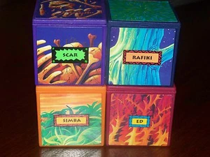 1997 BURGER KING THE LION KING FINGERPUPPETS  lot of 4 - Picture 1 of 2