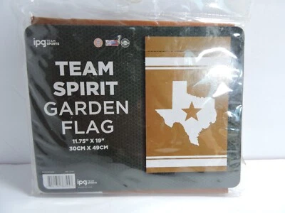 Bandera de jardín Texas Team Spirit 11,75 x 19 pulgadas marrón y blanco Ipg Team deportes Foto 1 de 4