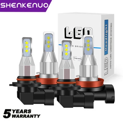 For Volvo VN VNL VNM Truck 630 670 730 780 2004-2015 4X LED Headlight Bulb White - Image 1 of 4