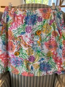 NWT..FRESH PRODUCE CASUAL "OCEANSCAPE" DESIGN AVERY SKIRT IN WHITE.. (M) - Picture 1 of 3