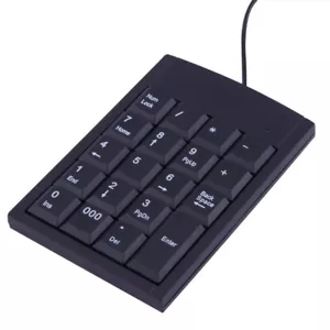 USB 19 keys Numeric Number Num Pad Keypad Keyboard for Laptop Notebook US Seller - Picture 1 of 2