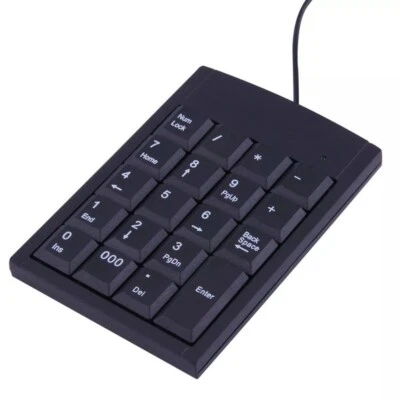 USB 19 keys Numeric Number Num Pad Keypad Keyboard for Laptop Notebook US Seller - Image 1 of 2
