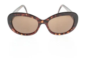 VTG Calvin Klein Sunglasses 712S 067 Tortoise Thick Cat Eye 52/18-140 mm Italy - Picture 1 of 10