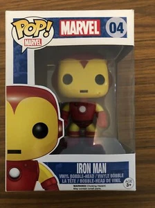 Funko Pop! Marvel #04 IRON MAN Bobble-head- 2015 - Picture 1 of 4