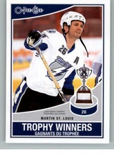 2010-11 O-Pee-Chee Trophy Winners #TW8 Martin St. Louis (ref 126425)