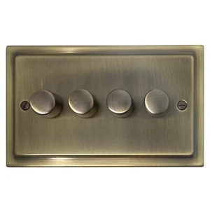 G&H Light Antique Brass TLABB Light Switches, USB Plug Sockets, Dimmers, Toggles - Picture 1 of 44