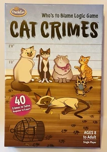 Cat Crimes Logic Game Think Game 40 crimes to solve, beginner to expert - Picture 1 of 2
