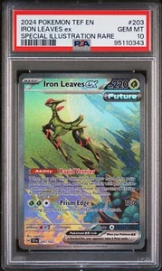 Pokemon Temporal Forces SIR Iron Leaves #203 PSA 10 #0343 - Bild 1 von 2