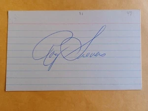 Roy Sievers (d. 2017) Signed Index Card - Browns, Senators, White Sox, Phillies - Picture 1 of 1
