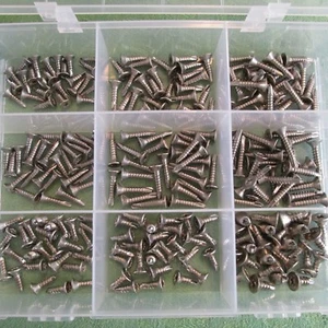 Bohrschrauben  V2A Senkopf   Sortiment  NEU  225  Teile Edelstahl - Bild 1 von 5