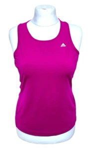 ADIDAS Climalite Pink Female UK 16-18 Large Sleeveless T Shirt Gym Top Brand New - Picture 1 of 4