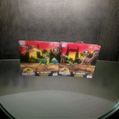 Фигурки Mattel Jurassic Park Dr. Alan Grant & Ian Malcolm 2022 лот из 2 комплектов - Изображение 1 из 2