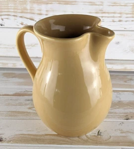Chantal Pale Yellow Ceramic Picher 6.5" - Picture 1 of 12