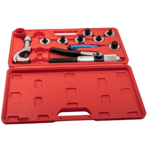 Hydraulic HVAC Tube Tubing Expander Swaging 7 Lever Tool Heads Kits 3/8" kit - Picture 1 of 10