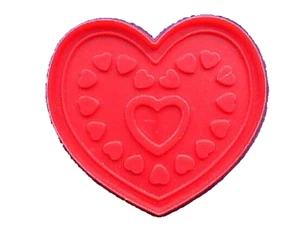 Hallmark COOKIE CUTTER Valentines Vintage HEART GARLAND '75 Holiday Plastic HARD - Picture 1 of 2