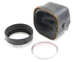 Canon S-60 60mm Lens Hood, & Filter, for Canon 55mm / 58mm f/1.2 Lens - Picture 1 of 5