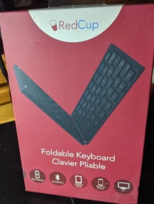 PREMIUM FOLDABLE BLUETOOTH KEYBOARD/LIST $65*SEE PHÒTOS*JUST REDUCED*NEW/SEALED* - Image 1 of 4