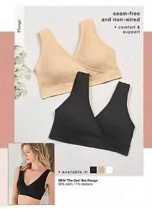 Avon Una Plunge 'One' Bra - black, Nude, White 10/12, 14/16, 18/20, 20/22, 22/24 - Picture 1 of 1