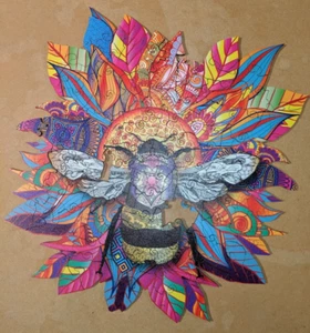 Crafthub wooden Jigsaw puzzle Bee 125 pieces - Picture 1 of 8