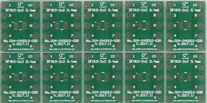 DFN10-2x2 0.40mm(0.016") to DIP 0.3" - 10 PCS. [US] - Picture 1 of 1