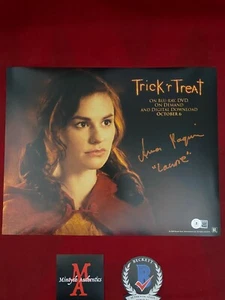 ANNA PAQUIN FOTO AUTOGRAFATA FIRMATA 11x14! TRICK 'R TREAT! LAURIE! BECKETT COA! - Foto 1 di 1