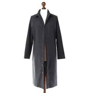 STEPHAN SCHNEIDER Trenchmantel Gr 4 Wolle Wool Made in Belgium Grau Grey Women - Bild 1 von 8