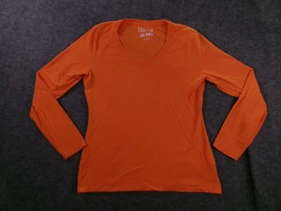 Hanes Top Women Small Orange Classic Base Layer Capsule Everyday Causal Basic - Изображение 1 из 4