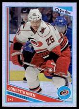 2013-14 O PEE CHEE RAINBOW Joni Pitkanen Carolina Hurricanes #73 R150