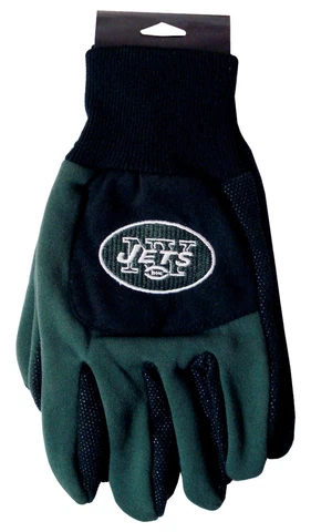New York Jets Sport Utility Winter Gloves w/ NON slip Brand New Embroidered Cover