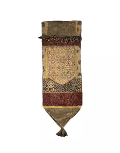 Luxury Table Runner Reilly Chance $500 Tapestry Decor Reversible Leopard Rare - Picture 1 of 6