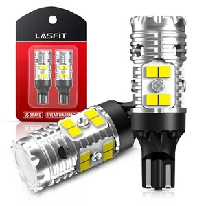 LASFIT 921 LED Bulb Reverse Lights 912 T15 Back Up Light CANBUS Error Free W... - Picture 1 of 9