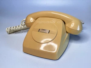 Teléfono sin disco CITESA años 70 CTNE Compañía Telefónica Nacional de España - Imagen 1 de 10