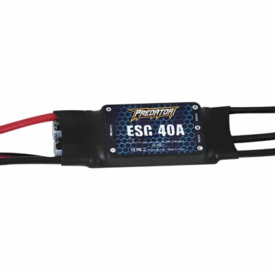 FMS part FMSESC40A Brushless ESC 40A with 3A SBEC for RC Plane Warbird Trainer - Image 1 of 4