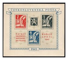 Czechoslovakia, Sc #310, Mnh, 1945, S/S, Red Army Soldier