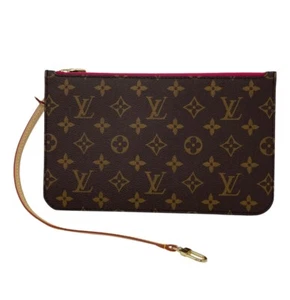 Louis Vuitton monogram Neverfull MM GM Pochette Pivoine - Picture 1 of 10