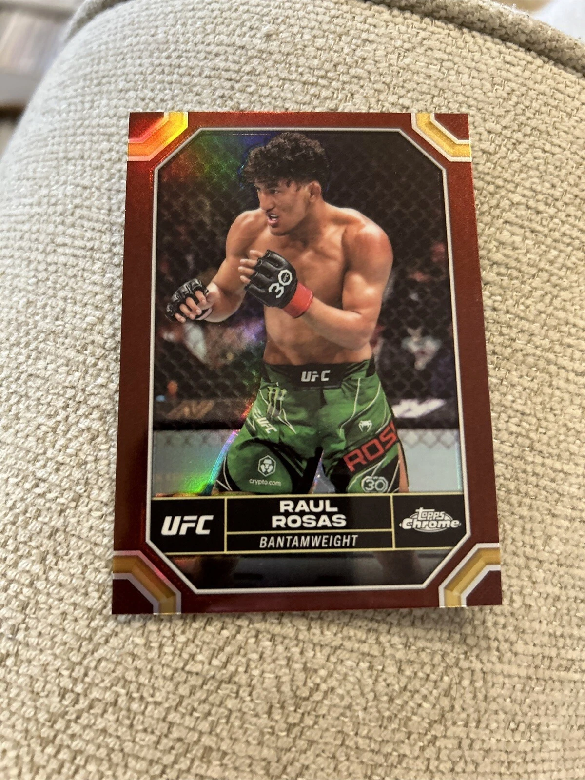 2024 Topps Chrome UFC Magenta Refractor Raul Rosas 🔥📈