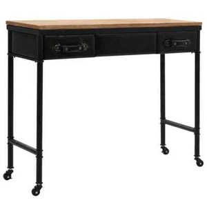 Konsolentisch 4 Rollen MDF Tannenholz Konsole Beistelltisch Ablagetisch vidaXL - Bild 1 von 8