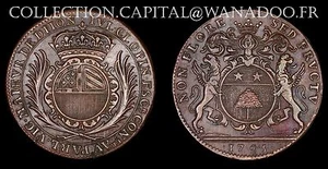 Jeton Maire de Dijon Julien CLOPIN 1705 Cuivre F10078 - Picture 1 of 1