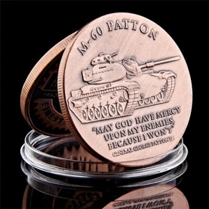 USA Military Challenge Coin Army M-60 Patton Tank Coin Souvenir Gift - Picture 1 of 8