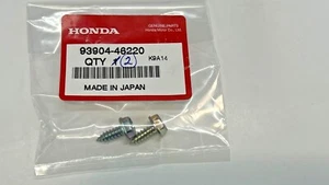 2-Pc Pk 1986-2022 Genuine Honda & Acura Screw(6X16)Tapping Lic Plate 93904-46220 - Picture 1 of 1