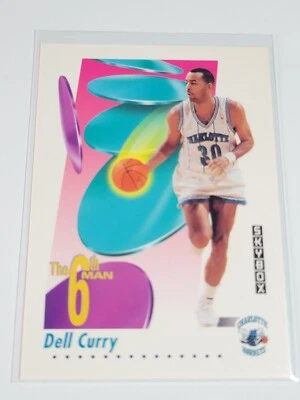 DELL CURRY 1991 Skybox #434.  HORNETS - Image 1 of 2