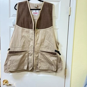 Ideal Shooter's Vest, Shooting Tan, XL logo Union Sportsman's Alliance made USA - Picture 1 of 8