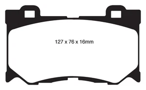 EBC Redstuff Low Dust Ceramic Brake Pads Nissan 370Z Infiniti G37 - Foto 1 di 10