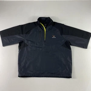 Zero Restriction Pullover Jacket Mens Medium Black Tour Series Lemon Bay Golf - Picture 1 of 11